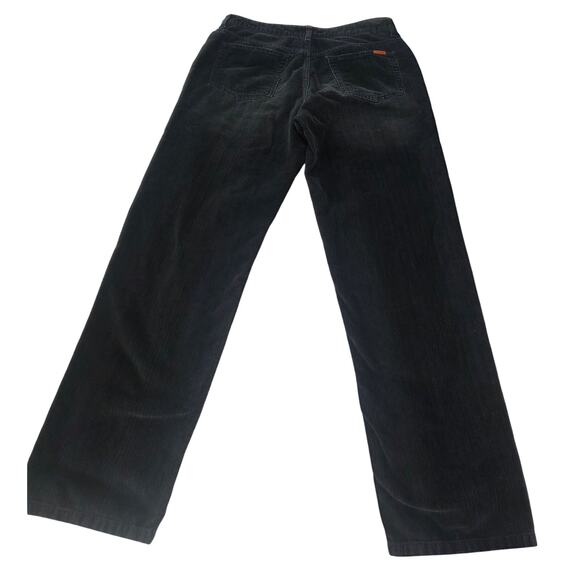 Faconnable Jeans Men's 34R Corduroy Pants Dark Gray Distressed Cotton French - Picture 3 of 15